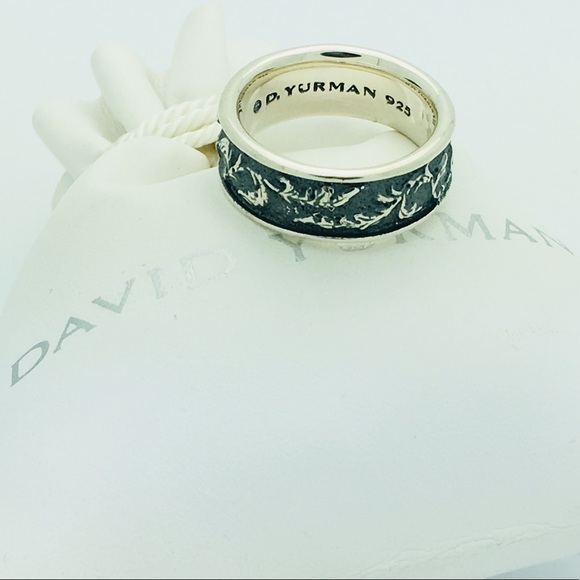 David Yurman 925 Sterling Silver Griffin Band - Picture 1 of 3